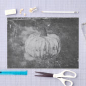 Pumpkin Autumn , zwart en wit Tissuepapier (Craft)