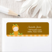 Pumpkin Baby Return Address Labels (Insitu)