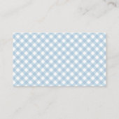 Pumpkin Baby shower blue Pset Truck Book request Informatiekaartje (Achterkant)
