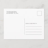 Pumpkin Baby shower Waterverf Roze rozen Uitnodiging Briefkaart (Achterkant)