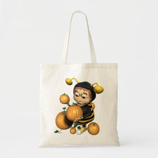 Pumpkin Bee Tote Bag (Voorkant)