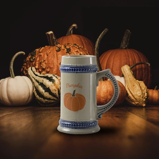 Pumpkin Beer Stein Bierpul