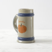 Pumpkin Beer Stein Bierpul (Voorkant links)