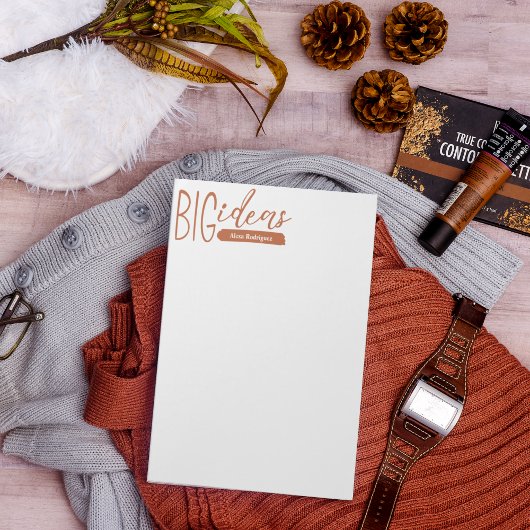 Pumpkin Big Ideeën Notitieblok