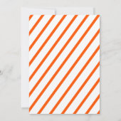 Pumpkin Birthday Party Invitation Kaart (Achterkant)