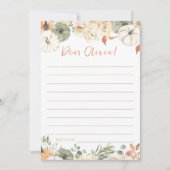 Pumpkin Birthday Time Capsule Card Kaart (Voorkant)