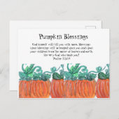 Pumpkin Blessings Briefkaart (Voorkant / Achterkant)