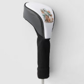 Pumpkin Boho Floral Golfheadcover (Schuin)