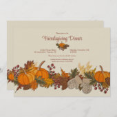 Pumpkin Border Kaart (Voorkant / Achterkant)