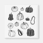 Pumpkin Botanisch Magneet (Voorkant)