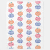 Pumpkin Carnival Fleece Deken (Voorkant)