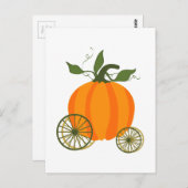Pumpkin Carriage Briefkaart (Voorkant / Achterkant)