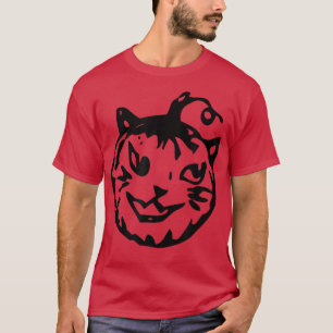 Pumpkin Carving Jack O Lantern Cat Halloween T-shirt