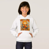 Pumpkin Cat and Dog Personalizable Girl's Hoodie (Devant entier)