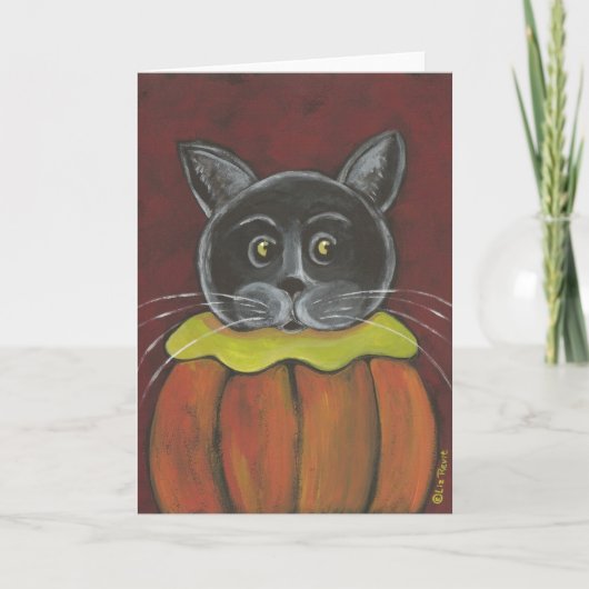 Pumpkin Cat Kaart van Liz Revit (Voorkant)