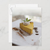 Pumpkin Cheesecake Briefkaart (Voorkant / Achterkant)