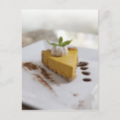 Pumpkin Cheesecake Briefkaart (Voorkant)