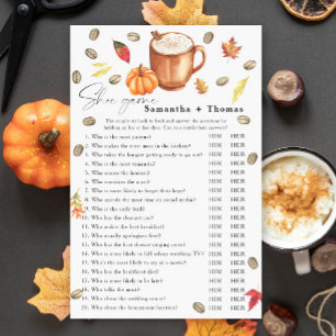 Pumpkin Coffee Vrijgezellenfeest Schoenspel