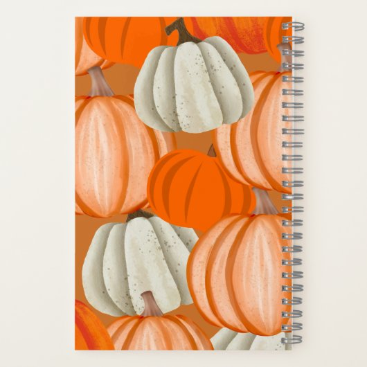 Pumpkin Collage Notebook Autumn Aesthetic Journal (Verso)