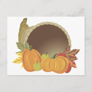 Pumpkin Cornucopia Briefkaart