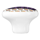 Pumpkin Cupcake Keramische Knop (Zijkant)