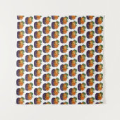 Pumpkin Cupcake Wandkleed (Voorkant (horizontaal))
