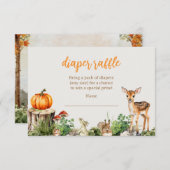 Pumpkin Diaper Raffle Kaart (Voorkant / Achterkant)