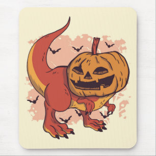 Pumpkin Dinosaur T-Rex Muismat