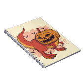 Pumpkin Dinosaur T-Rex Notitieboek (Rechterzijde)