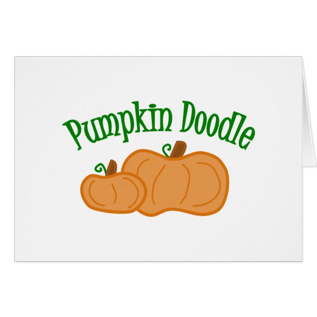 Pumpkin Doodle (Voorkant Horizontaal)