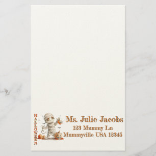 Pumpkin Drip - Mama met een zoete schrik Briefpapier