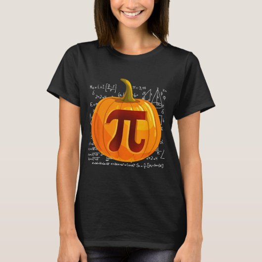 Pumpkin E Math Shirt Funny Halloween Thanksgiving (Voorkant)