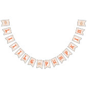 Pumpkin eerste verjaardag banner (Alle)