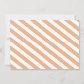 Pumpkin eerste verjaardag foto Dank u Kaart (Achterkant)