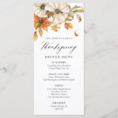 Pumpkin Elegant Thanksgiving Menu (Voorkant)