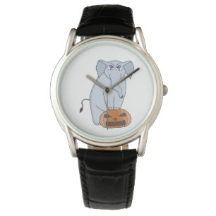 Pumpkin Elephant Horloge