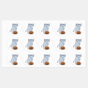 Pumpkin Elephant Labels