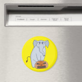 Pumpkin Elephant Magneet (Insitu (Vaatwasser))