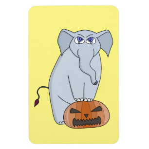 Pumpkin Elephant Magneet