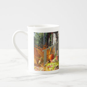 Pumpkin en Ferns - Martha's wijngaard Porselein Kop