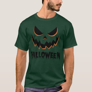 Pumpkin Face Halloween Grappige Halloween vriend T-shirt