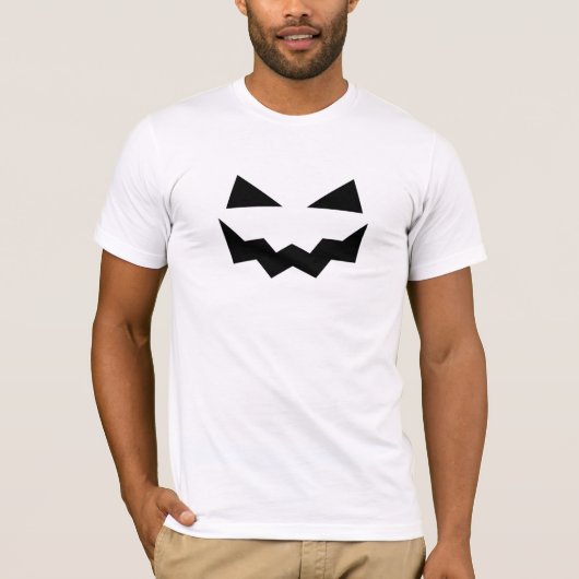 Pumpkin Face Halloween T-shirt (Voorkant)