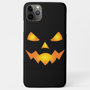 Pumpkin Face Jack O Lantern Halloween Spooky iPhone 11 Pro Max Hoesje