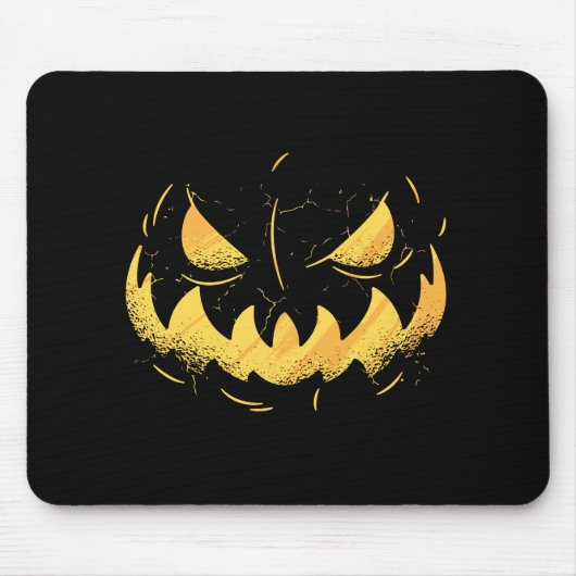 Pumpkin Face Muismat (Voorkant)