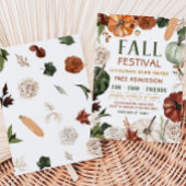 Pumpkin Fall Festival Party Invitation Kaart