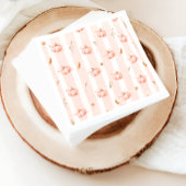 Pumpkin Fall Floral Baby Shower Servet