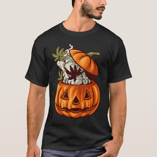 Pumpkin Fall Magic Theme Party Costume Happy Hallo T-shirt (Voorkant)