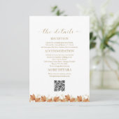 Pumpkin Fall Wedding Details Behuizing Kaarten (Staand voorkant)