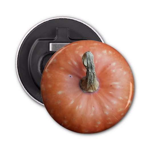 Pumpkin-foto Button Flesopener (Voorkant)