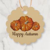 Pumpkin Gift Label (Voorkant)